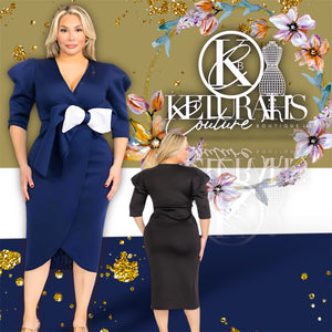 A Wrap Bow Dress