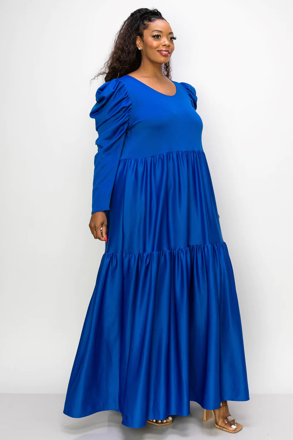 Blue Bell Tiered Maxi Dress