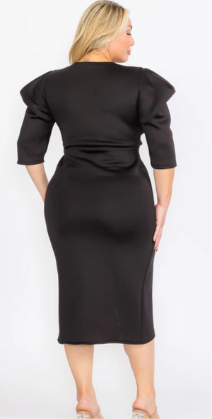 A Wrap Bow Dress