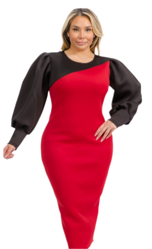 Checkmate Colorblock Dress