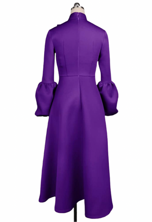 Royal Purple Necktie Dress