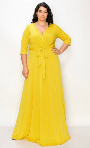 Beautiful Yellow Maxi Dresses