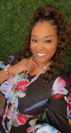 A KCB Multi Color Necklace Set