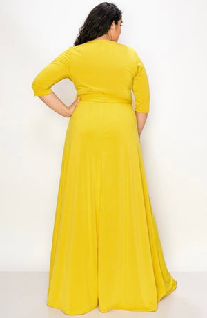 Beautiful Yellow Maxi Dresses